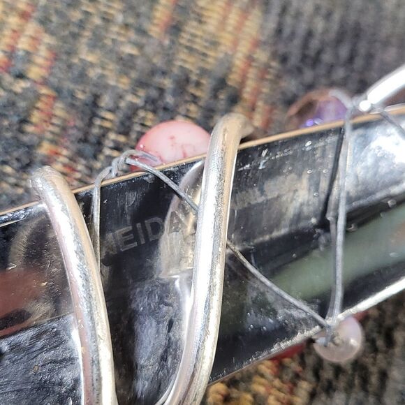 Oneida Handmade Wire Wrapped Beaded Stainless Steel Oversized Serving Spoon - Picture 3 of 7